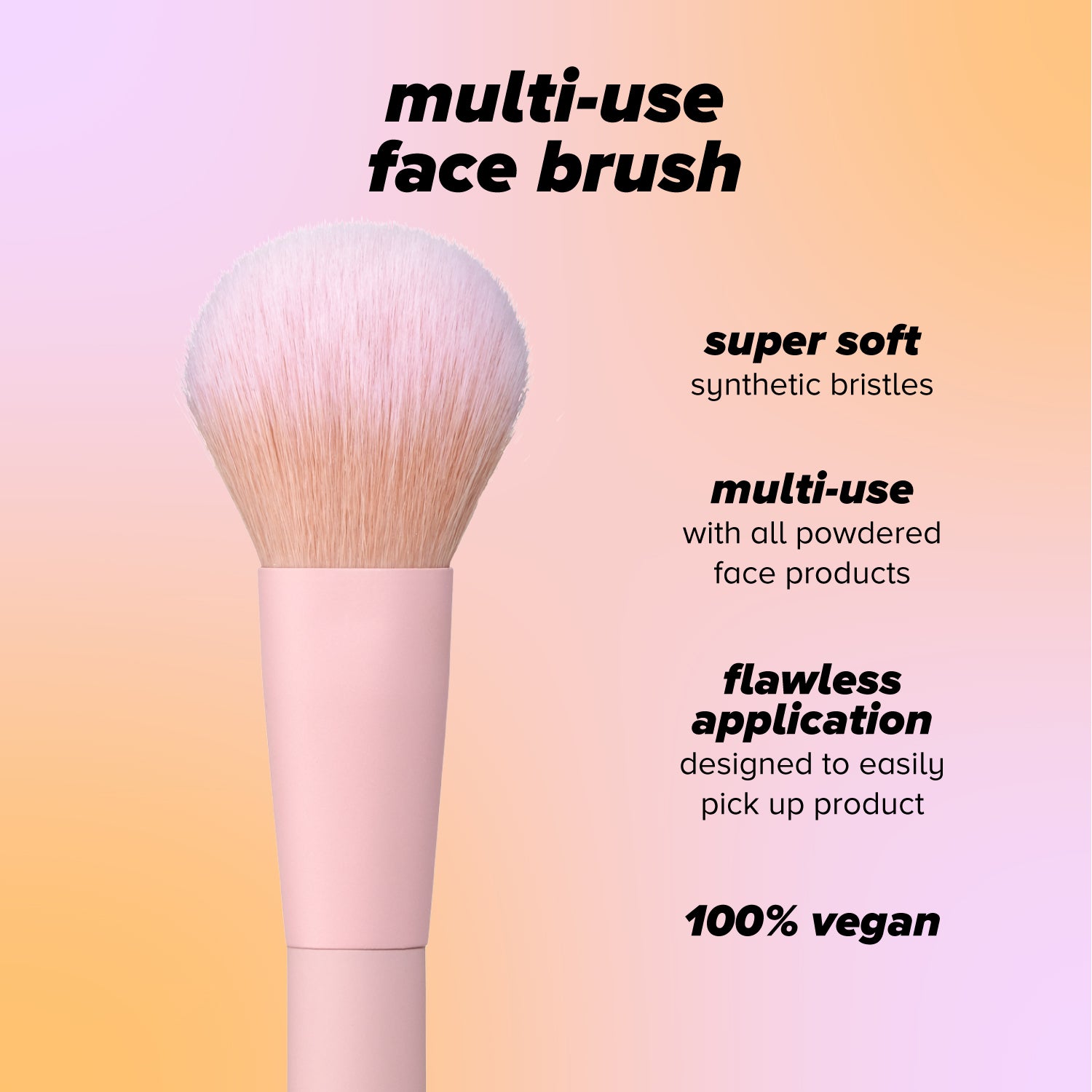 multi-use face brush