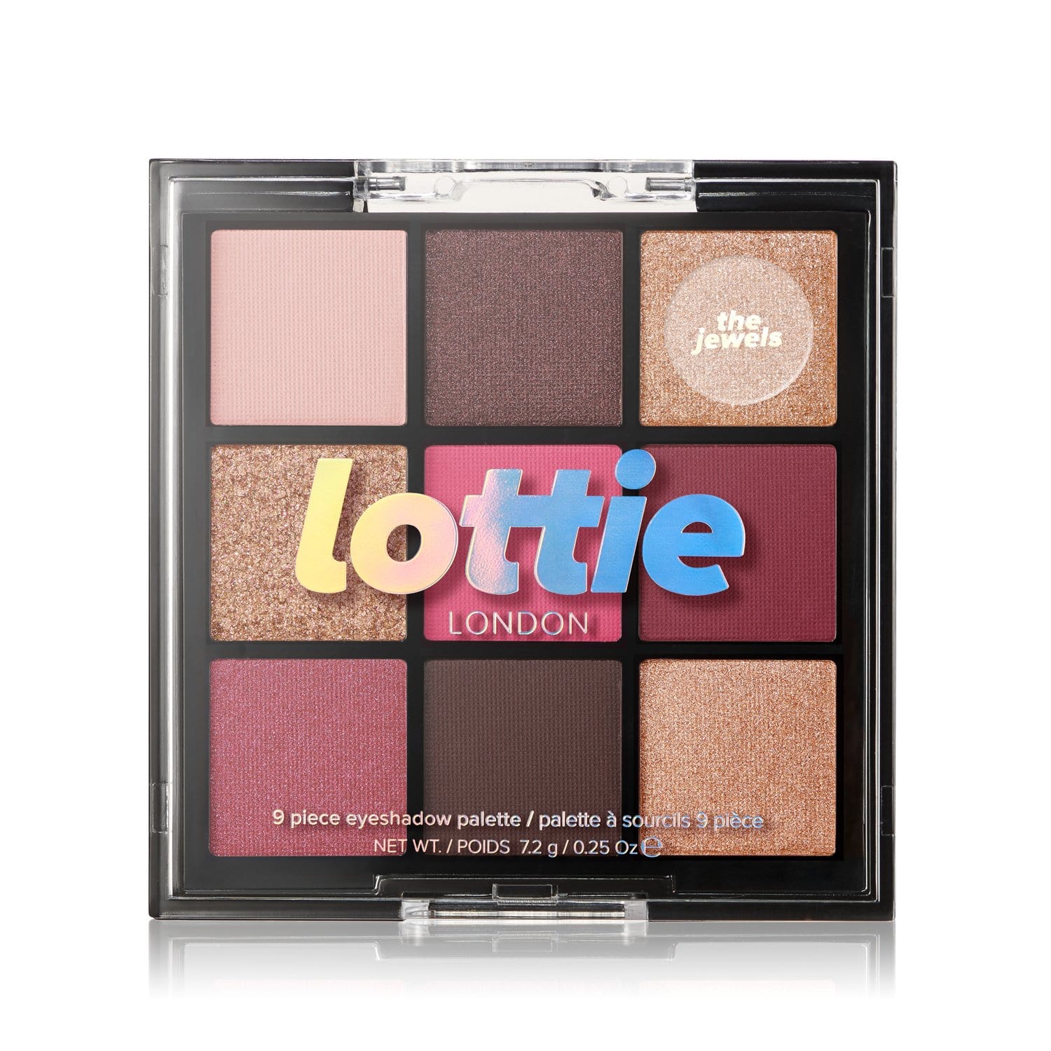 lottie palette - the jewels Makeup 9 shade eyeshadow palette